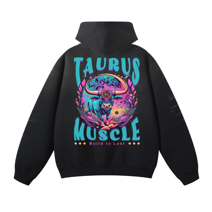 NUE Taurus Muscle Streetwear Hoodie
