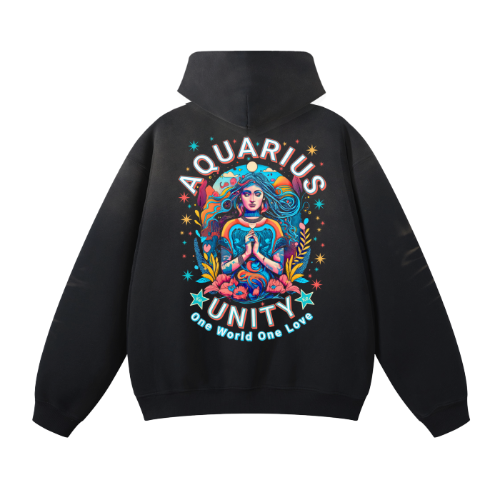 Aquarius Unity Streetwear Hoodie