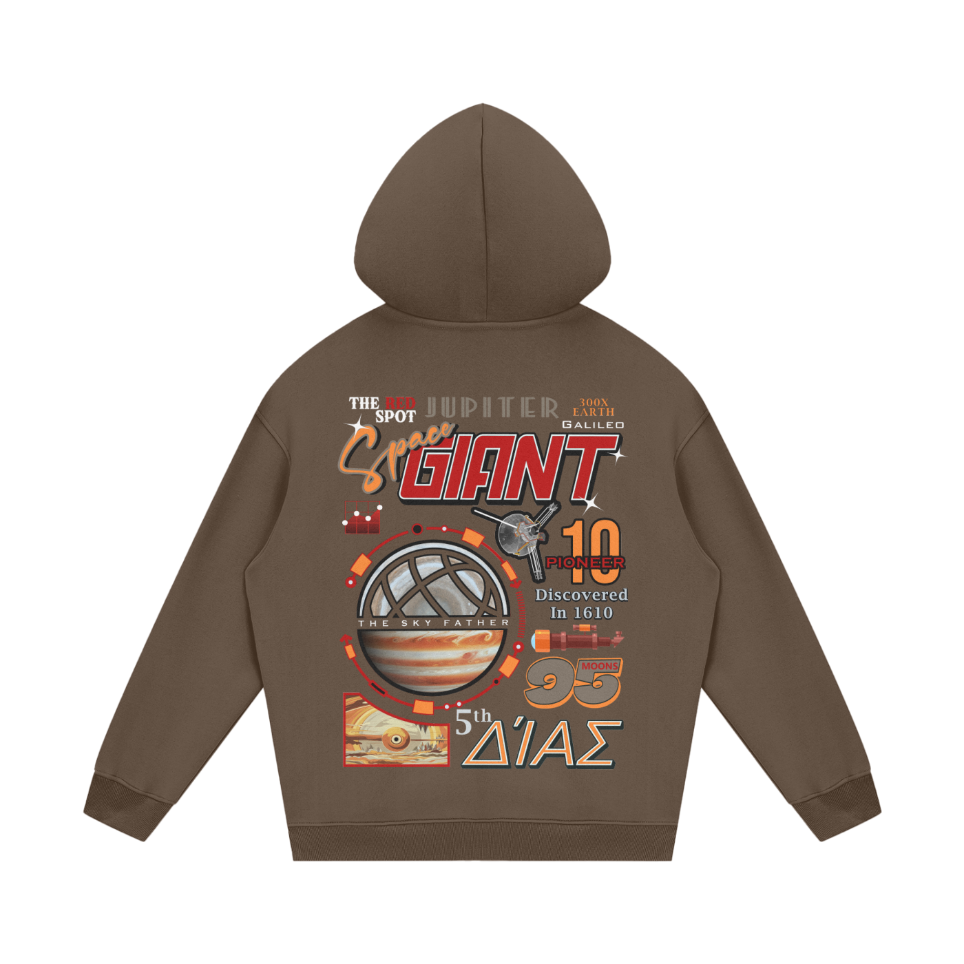 NUE Jupiter Flux Hoodie (Brown Edition)