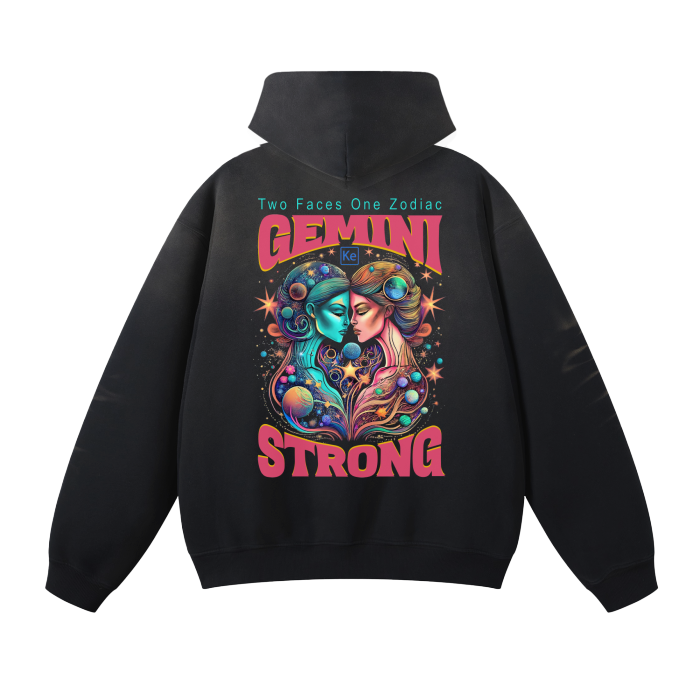 Gemini Strong Streetwear Hoodie