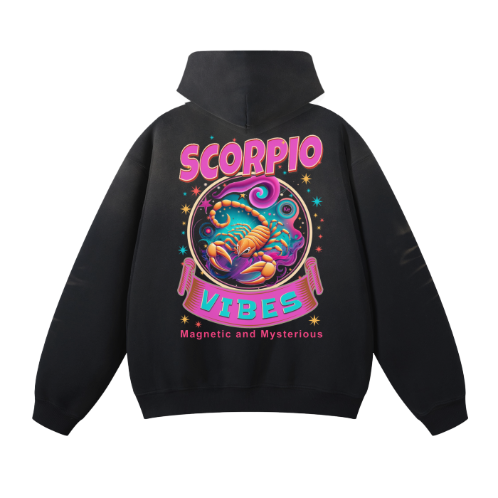 Scorpio Vibes Streetwear Hoodie