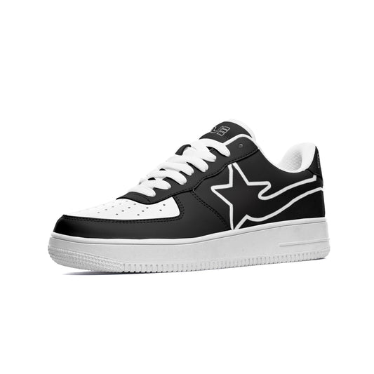 NUE White & Black Space Force Sneaker