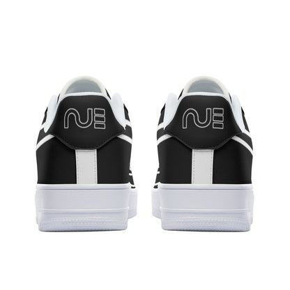 NUE White & Black Space Force Sneaker