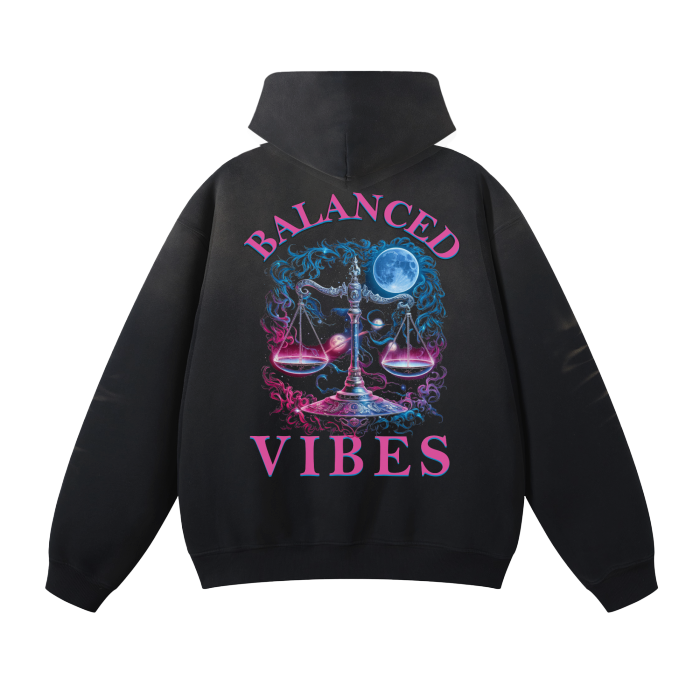 NUE Libra Balanced Vibes Streetwear Hoodie