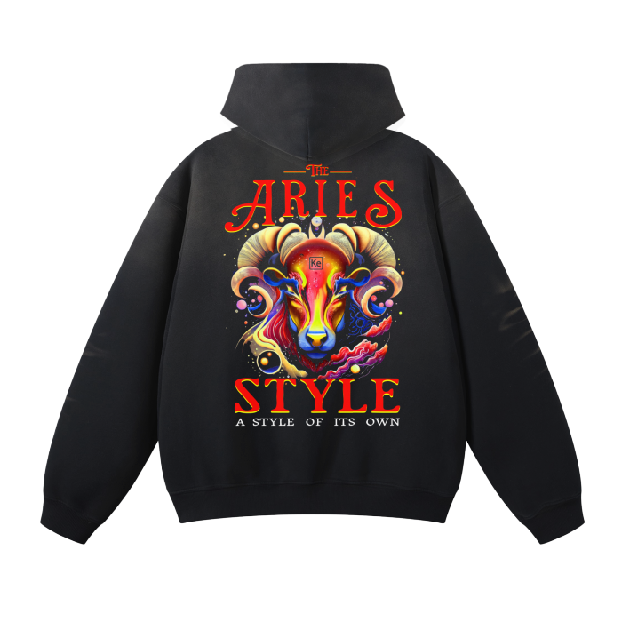 Aries Style Streetwear Hoodie