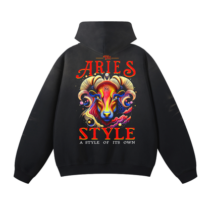 Aries Style Streetwear Hoodie