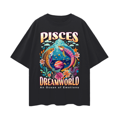 Streetwear Unisex 100% Cotton Loose Basic Tee